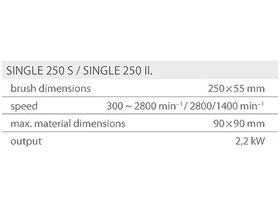 Single 250 II / S